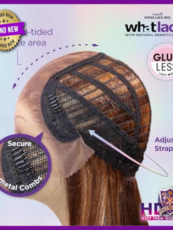 13x6 Glueless Synthetic Lace Frontal Wig with Pre-Plucked Hairline main image 5